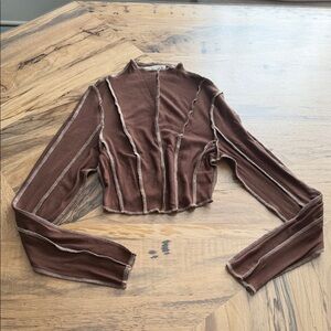 12th Tribe - Long Sleeve Cropped Top